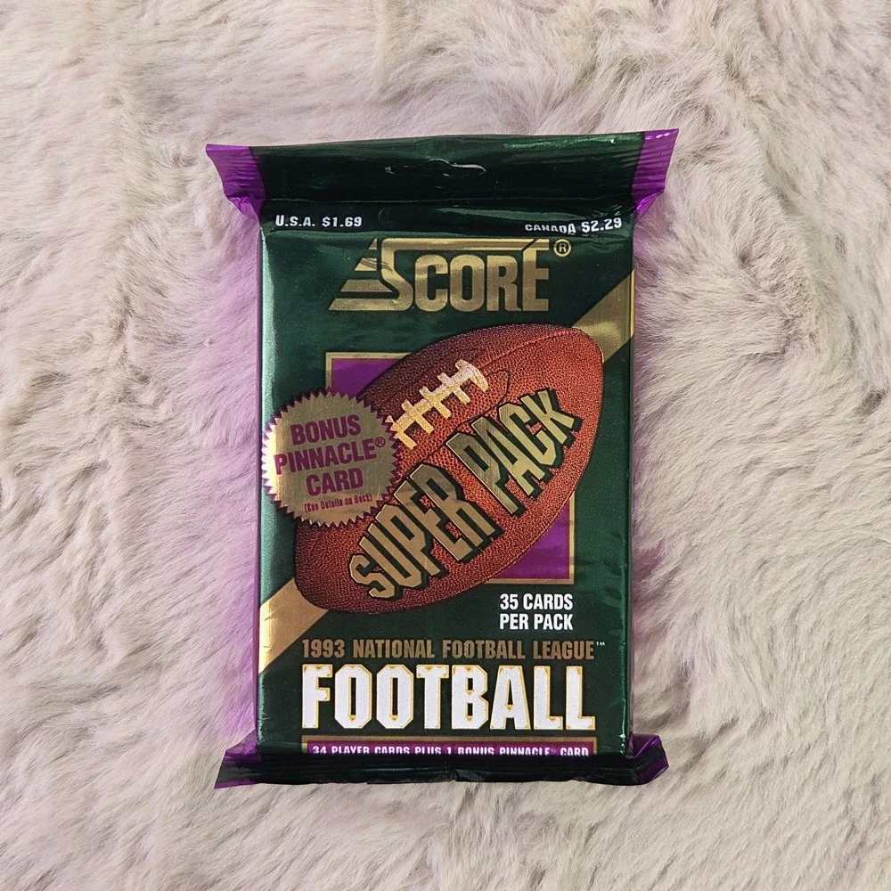 4 Pack Lot 1993 Score Football Super Packs 35 Cards Each Sealed NFL Pinnacle